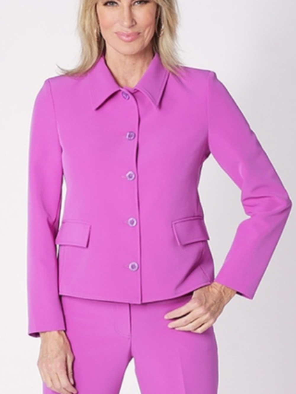 NWT Brian Bailey Lightweight Jacket Blazer Purple Magenta XXL